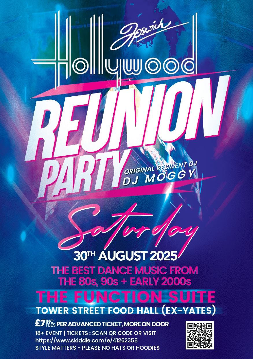 Ipswich HOLLYWOOD REUNION PARTY 🪩